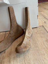 Load image into Gallery viewer, Small Vintage Old Cast Iron Foot Cobbler Boot - Perfect Door Stop
